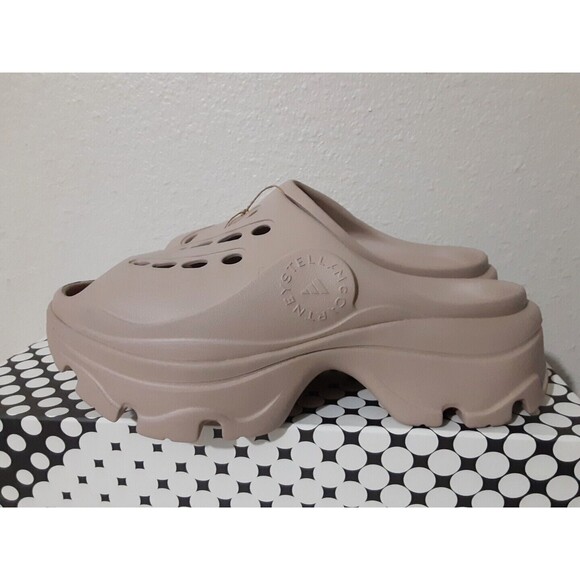 New Womens ADIDAS STELLA MCCARTNEY STELLA CLOG IF6537 KHAKI US W 9 - Picture 3 of 13